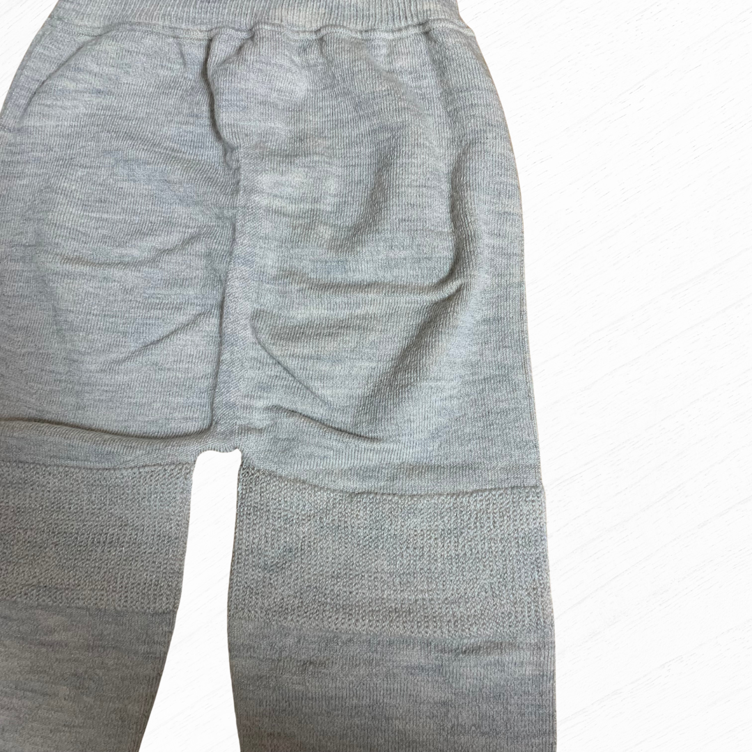 大法紡績」冷えとりスパッツ。天然素材のシルク＆ウールW（絹と羊毛）。